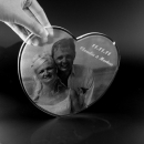 Flat Glas Heart