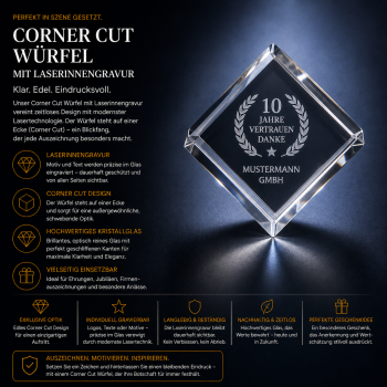 Preview: Corner Cut Würfel